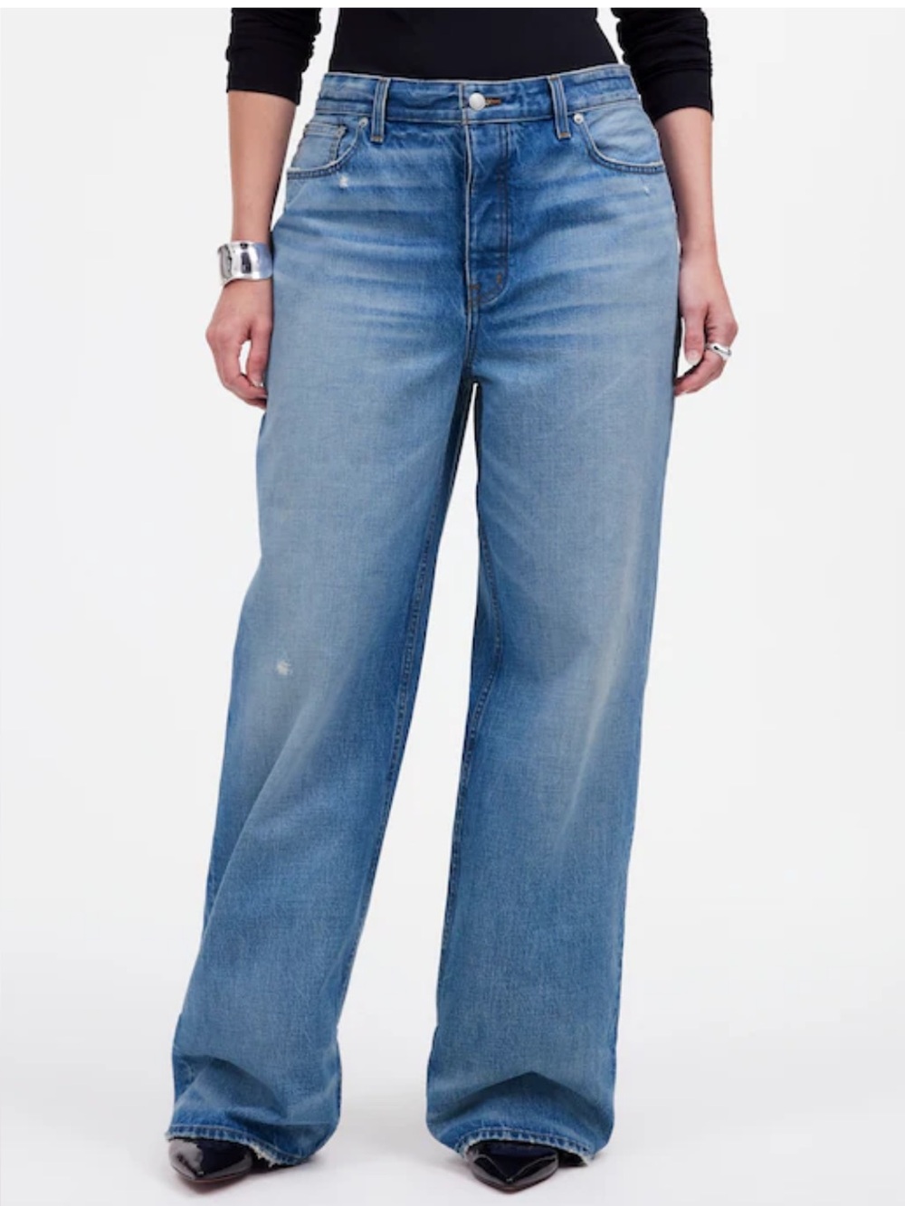 Madewell Curvy Low Slung Baggy Jeans